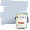 imagePRESTIGE Paints Interior Paint and Primer In One 1Gallon SemiGloss Comparable Match of Benjamin Moore Steel Blue827BMPCM