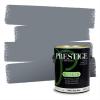 imagePRESTIGE Paints Exterior Paint and Primer In One 1Gallon Satin Comparable Match of Valspar Elephant Gray