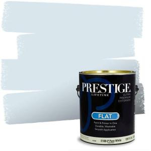 imagePRESTIGE Paints Interior Paint and Primer In One 1Gallon SemiGloss Comparable Match of Benjamin Moore Steel Blue813BMPCM