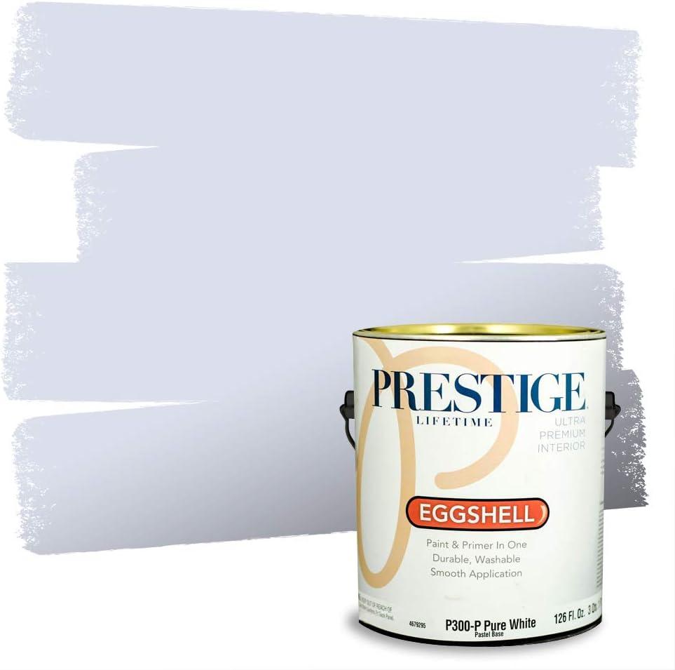 imagePRESTIGE Paints Exterior Paint and Primer In One 1Gallon Satin Comparable Match of Benjamin Moore Little Falls1415BMPCM