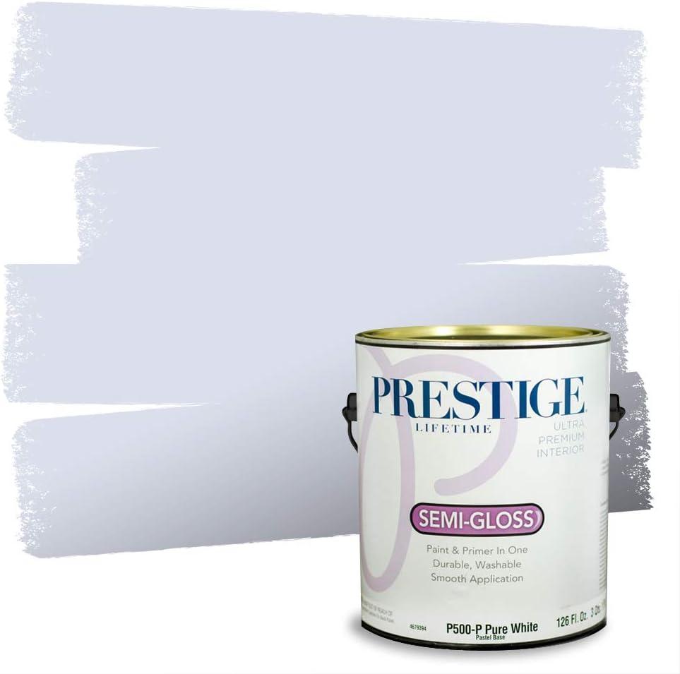 imagePRESTIGE Paints Exterior Paint and Primer In One 1Gallon Satin Comparable Match of Benjamin Moore Little Falls1415BMPCM