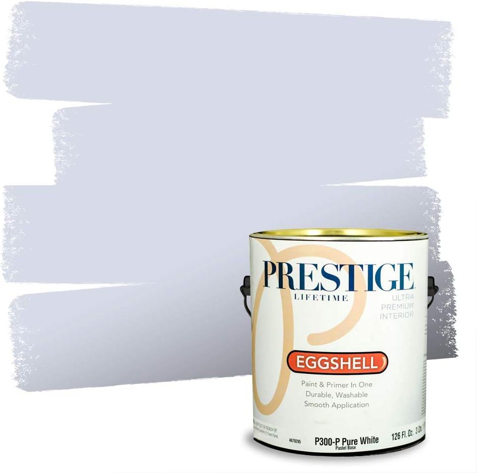 imagePRESTIGE Paints Exterior Paint and Primer In One 1Gallon Satin Comparable Match of Benjamin Moore Little Falls1416BMPCM
