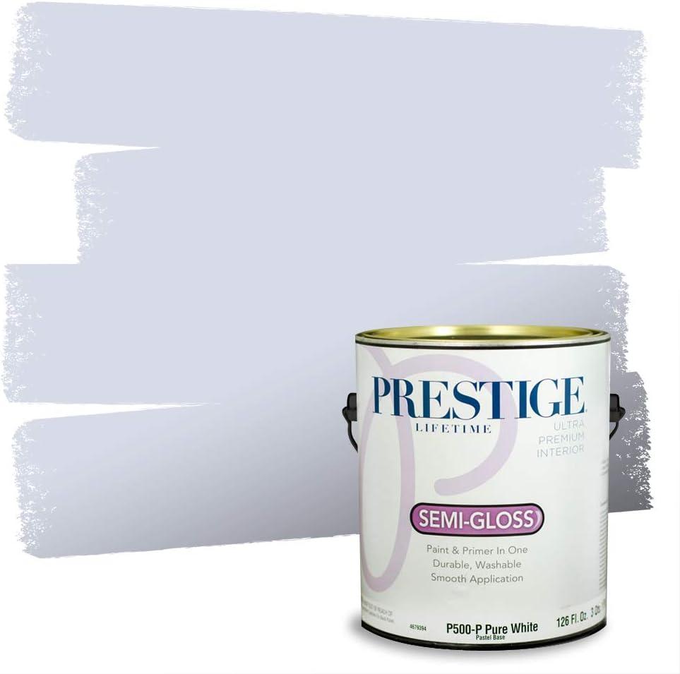 imagePRESTIGE Paints Exterior Paint and Primer In One 1Gallon Satin Comparable Match of Benjamin Moore Little Falls1416BMPCM
