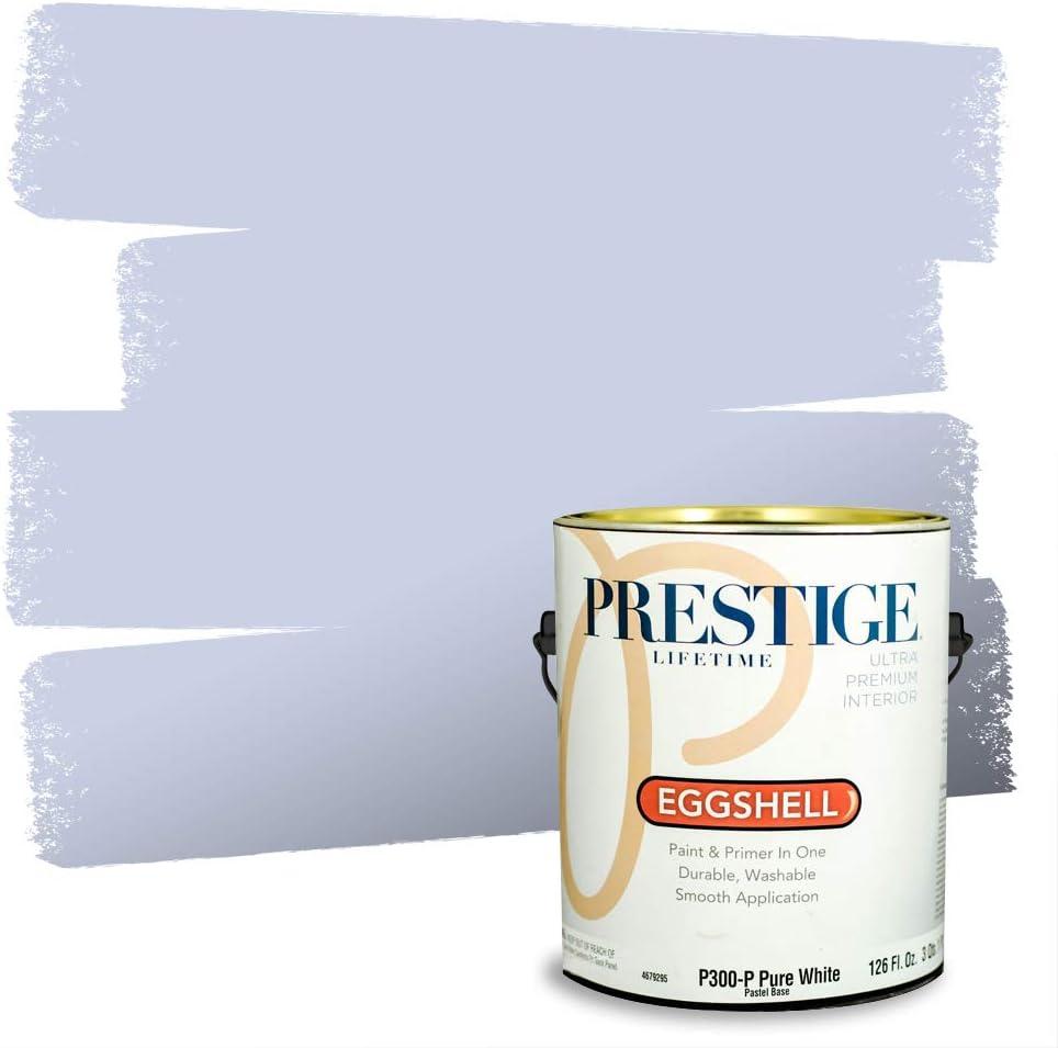 imagePRESTIGE Paints Exterior Paint and Primer In One 1Gallon Satin Comparable Match of Benjamin Moore Little Falls1417BMPCM