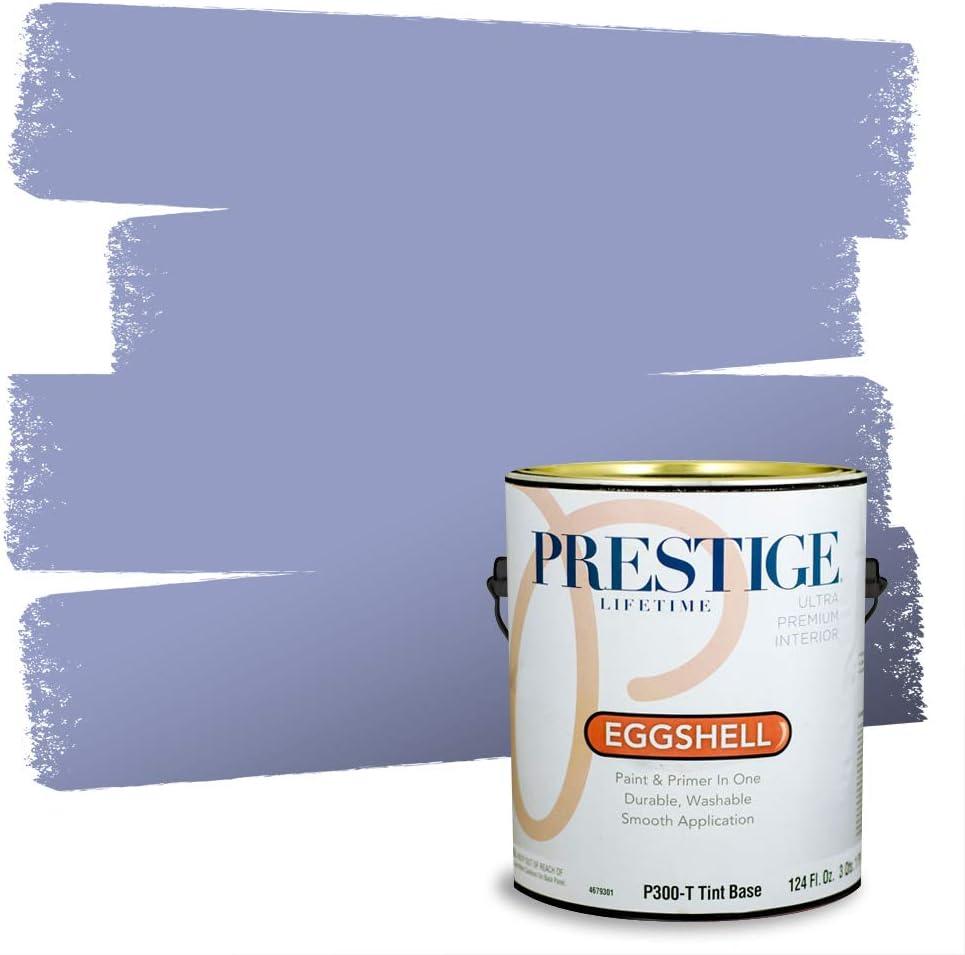 imagePRESTIGE Paints Exterior Paint and Primer In One 1Gallon Satin Comparable Match of Benjamin Moore Little Falls1419BMPCM