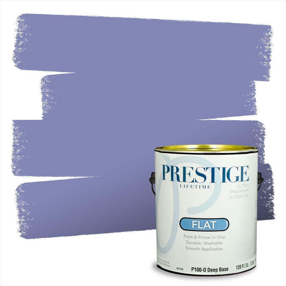 imagePRESTIGE Paints Exterior Paint and Primer In One 1Gallon Satin Comparable Match of Benjamin Moore Little Falls1420BMPCM