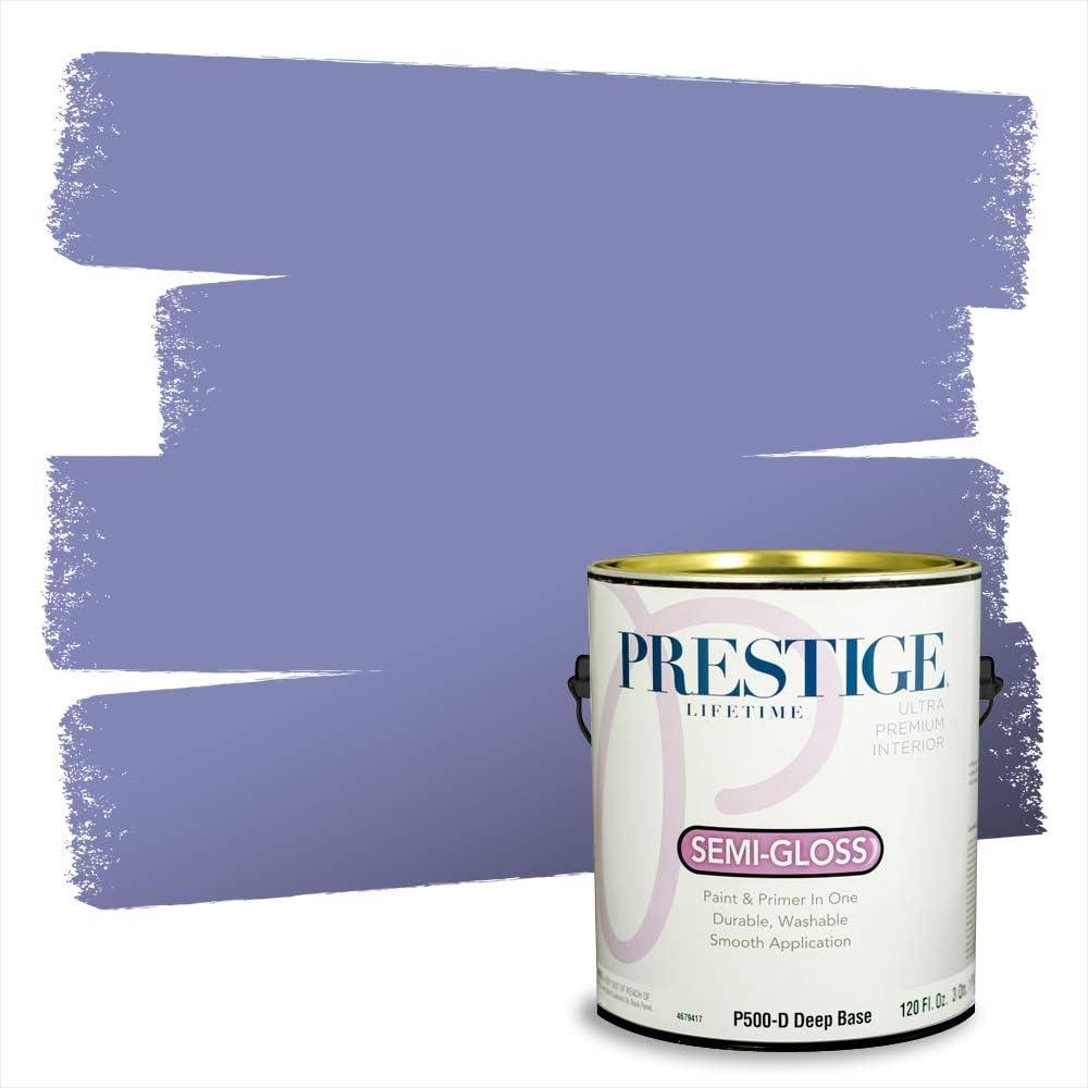 imagePRESTIGE Paints Exterior Paint and Primer In One 1Gallon Satin Comparable Match of Benjamin Moore Little Falls1420BMPCM