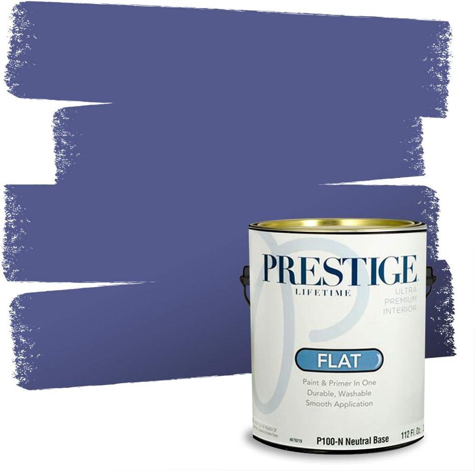imagePRESTIGE Paints Exterior Paint and Primer In One 1Gallon Satin Comparable Match of Benjamin Moore Little Falls1421BMPCM