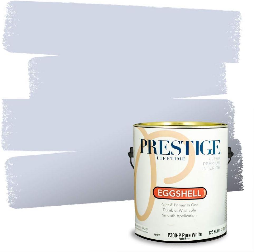 imagePRESTIGE Paints Exterior Paint and Primer In One 1Gallon Satin Comparable Match of Benjamin Moore Little Falls1429BMPCM