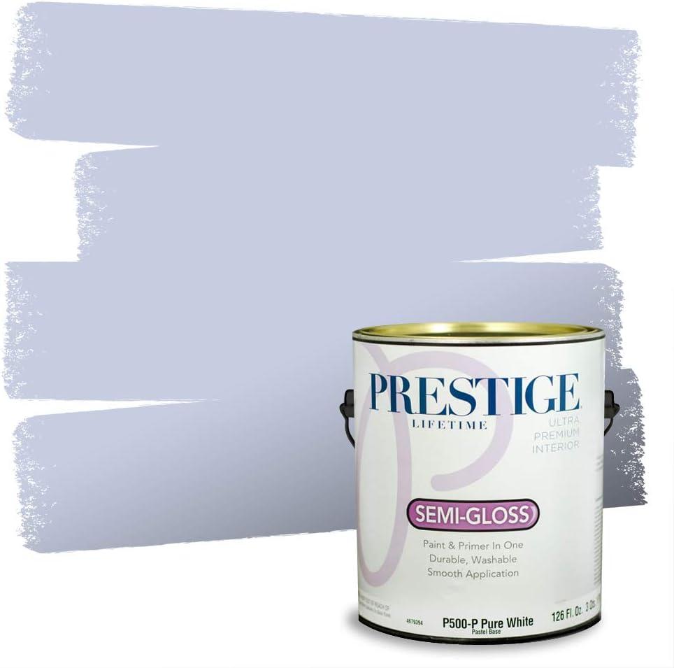 imagePRESTIGE Paints Exterior Paint and Primer In One 1Gallon Satin Comparable Match of Benjamin Moore Little Falls1430BMPCM