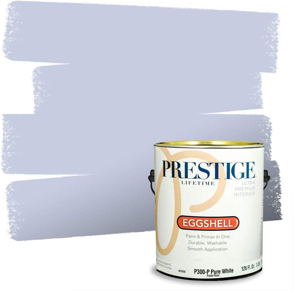 imagePRESTIGE Paints Exterior Paint and Primer In One 1Gallon Satin Comparable Match of Benjamin Moore Little Falls1430BMPCM