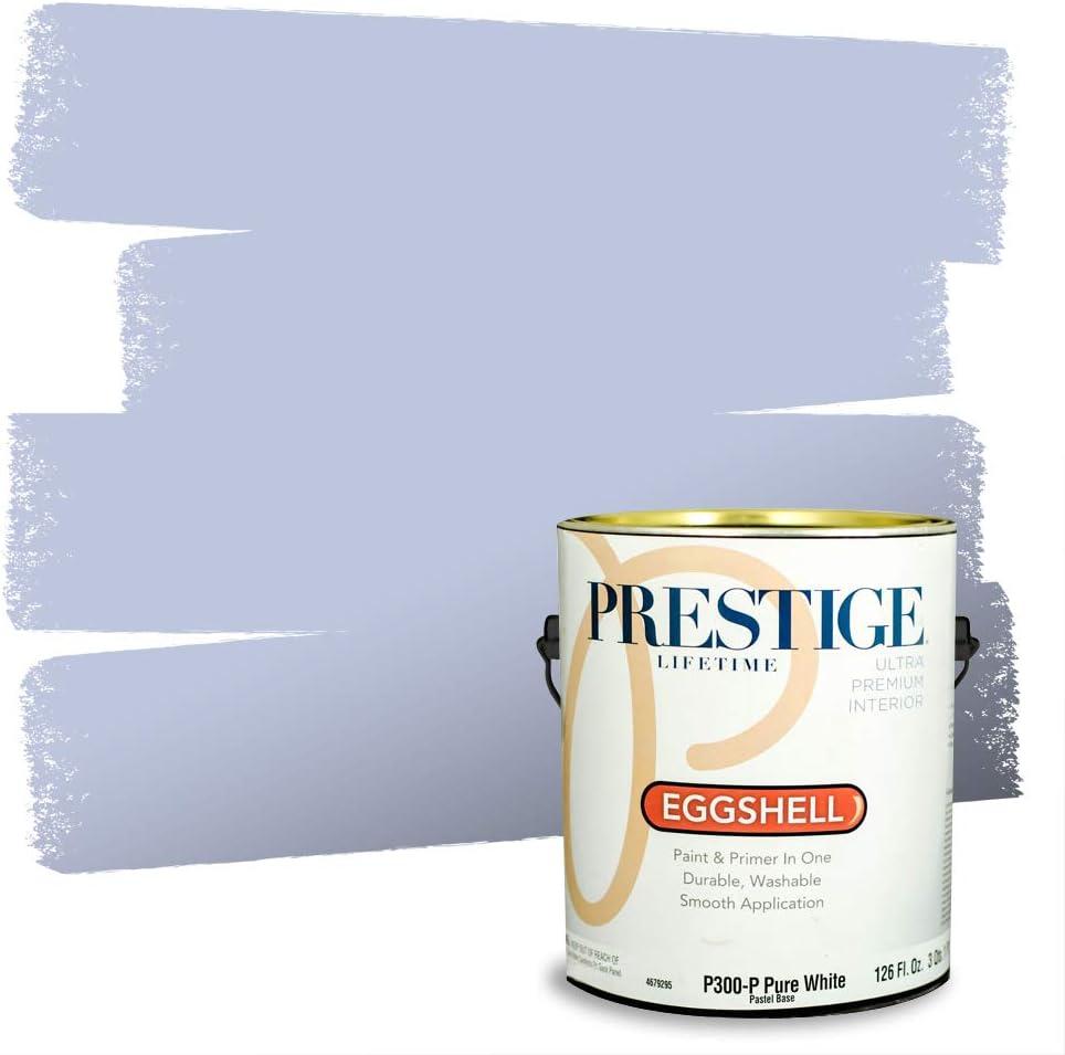 imagePRESTIGE Paints Exterior Paint and Primer In One 1Gallon Satin Comparable Match of Benjamin Moore Little Falls1431BMPCM