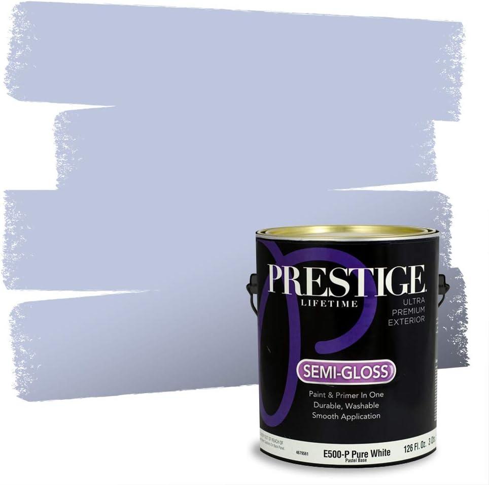 imagePRESTIGE Paints Exterior Paint and Primer In One 1Gallon Satin Comparable Match of Benjamin Moore Little Falls1431BMPCM