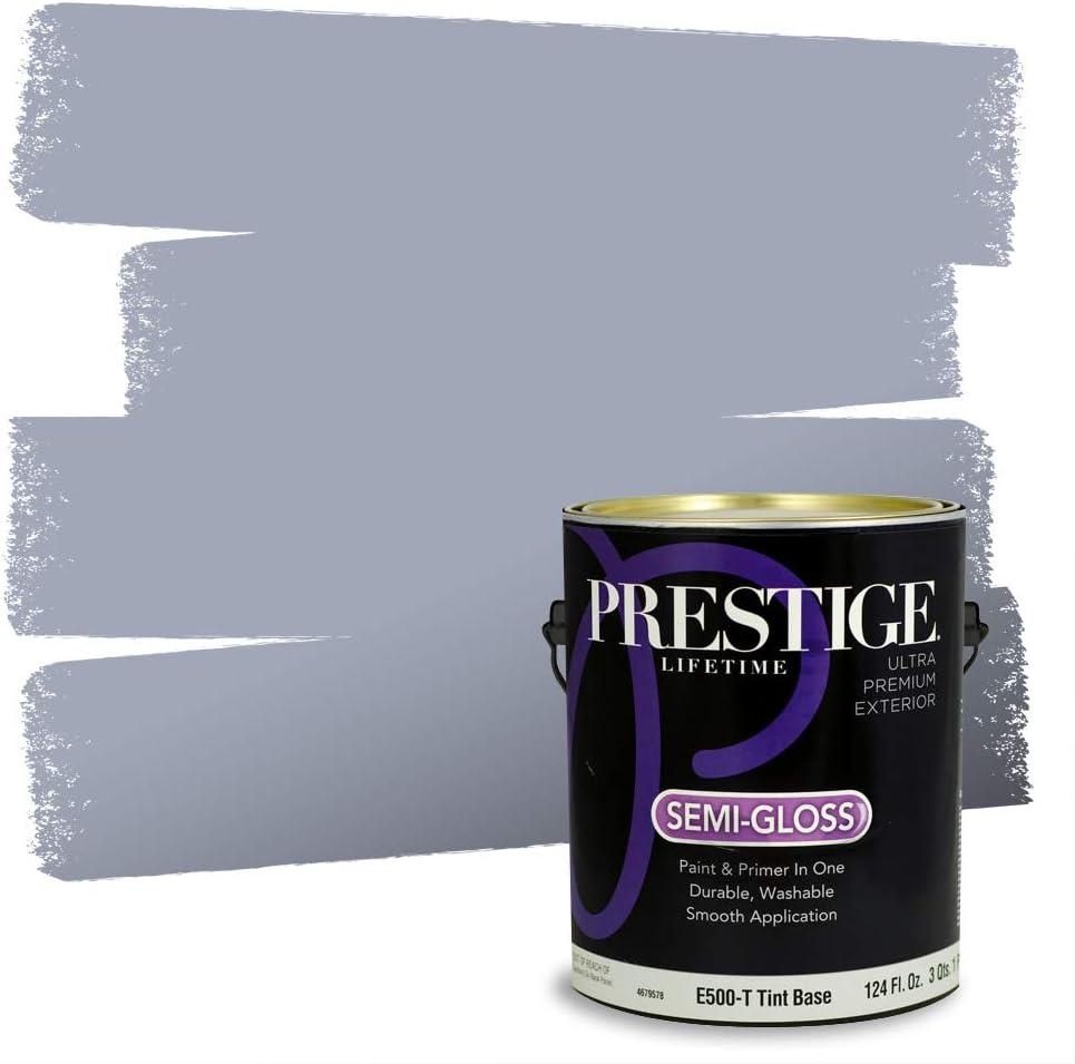 imagePRESTIGE Paints Exterior Paint and Primer In One 1Gallon Satin Comparable Match of Benjamin Moore Little Falls1439BMPCM