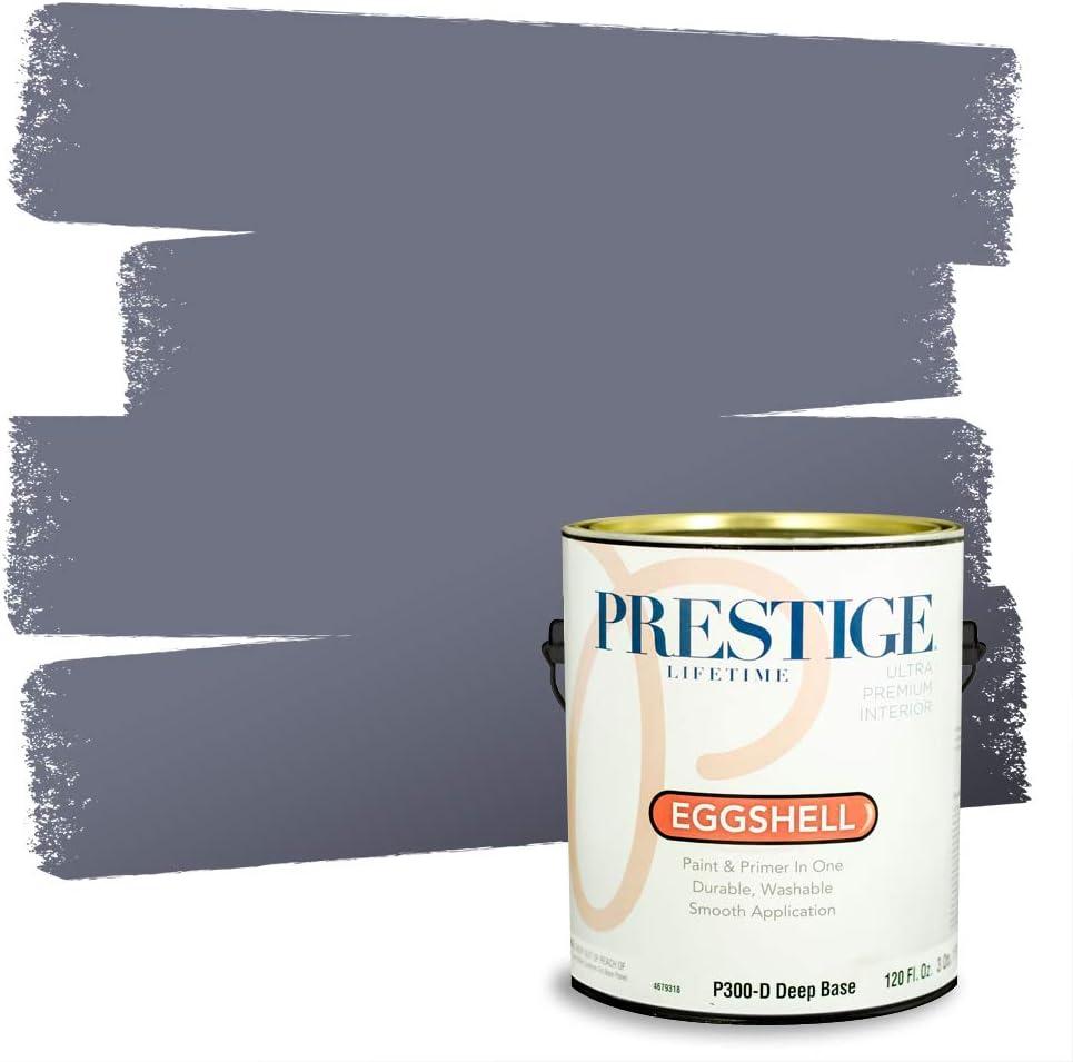 imagePRESTIGE Paints Exterior Paint and Primer In One 1Gallon Satin Comparable Match of Benjamin Moore Little Falls1441BMPCM