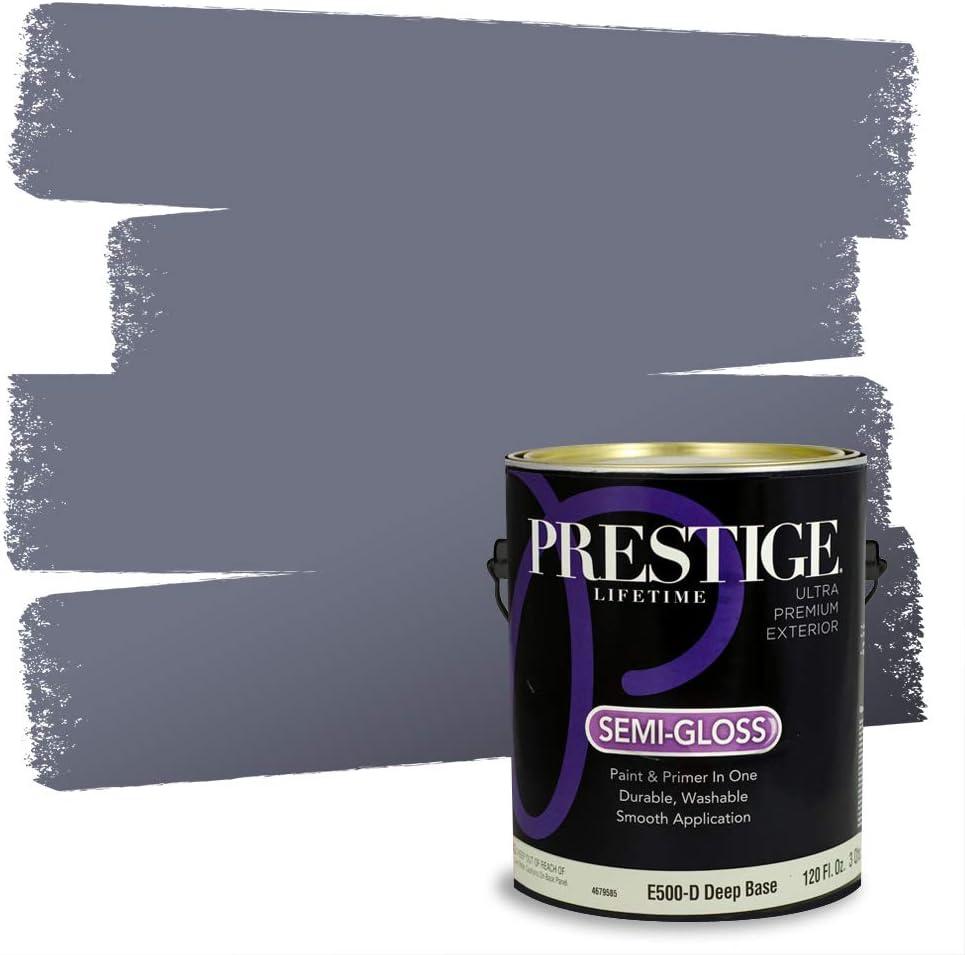 imagePRESTIGE Paints Exterior Paint and Primer In One 1Gallon Satin Comparable Match of Benjamin Moore Little Falls1441BMPCM