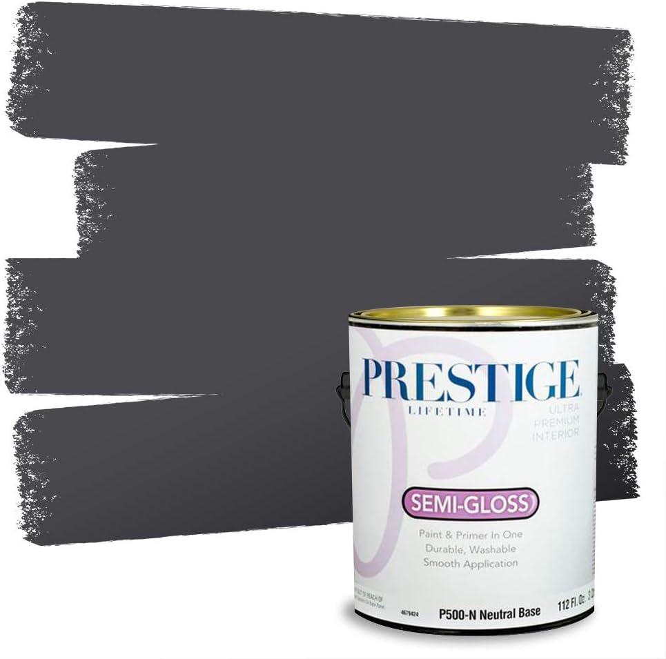imagePRESTIGE Paints Exterior Paint and Primer In One 1Gallon Satin Comparable Match of Benjamin Moore Little Falls1442BMPCM