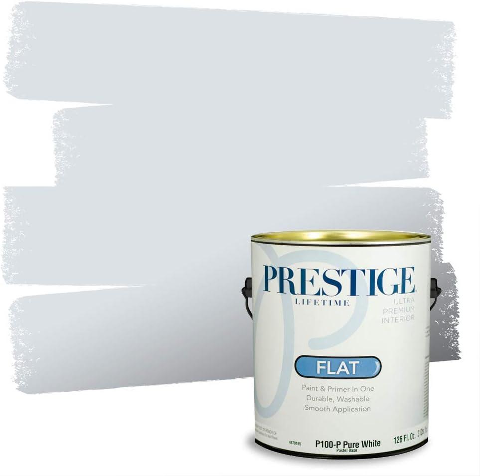 imagePRESTIGE Paints Exterior Paint and Primer In One 1Gallon Satin Comparable Match of Benjamin Moore Little Falls1618BMPCM