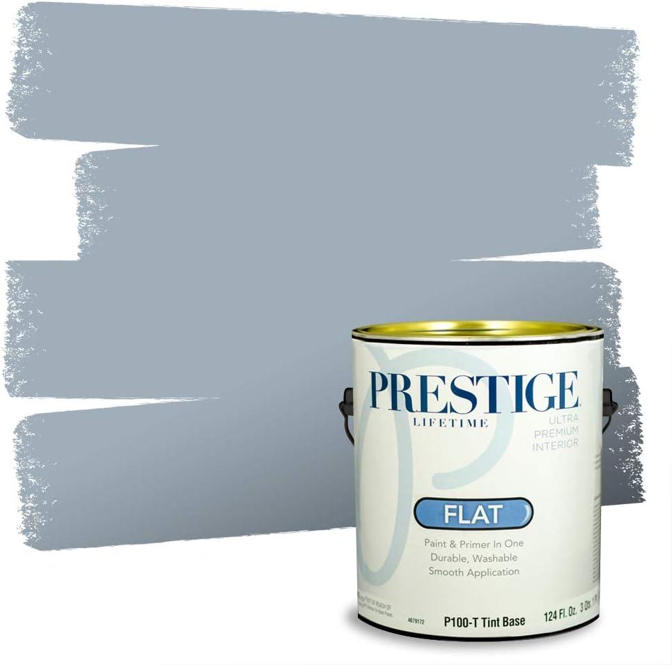 imagePRESTIGE Paints Exterior Paint and Primer In One 1Gallon Satin Comparable Match of Benjamin Moore Little Falls1621BMPCM