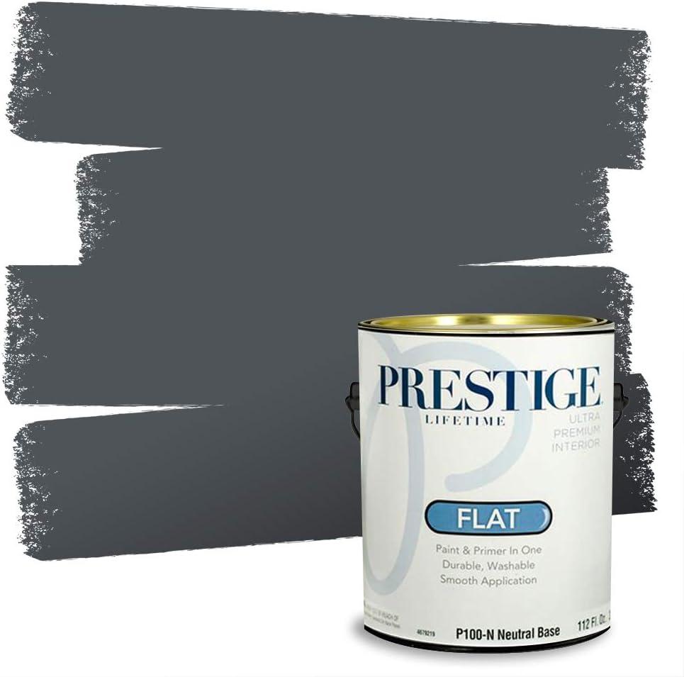 imagePRESTIGE Paints Exterior Paint and Primer In One 1Gallon Satin Comparable Match of Benjamin Moore Little Falls1624BMPCM
