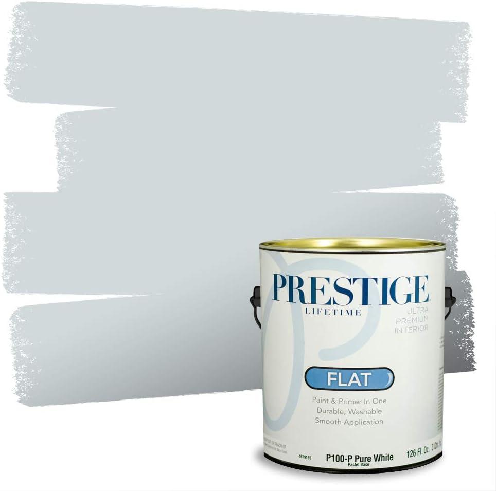 imagePRESTIGE Paints Exterior Paint and Primer In One 1Gallon Satin Comparable Match of Benjamin Moore Little Falls1625BMPCM