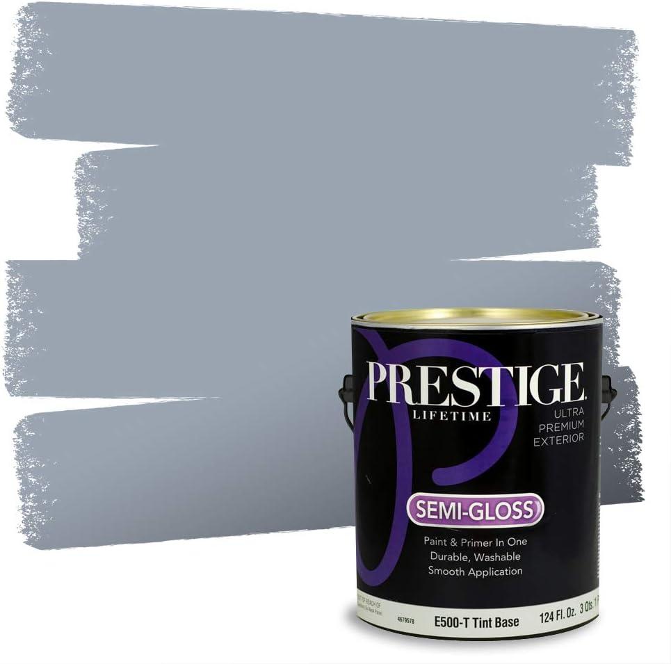 imagePRESTIGE Paints Exterior Paint and Primer In One 1Gallon Satin Comparable Match of Benjamin Moore Little Falls1628BMPCM