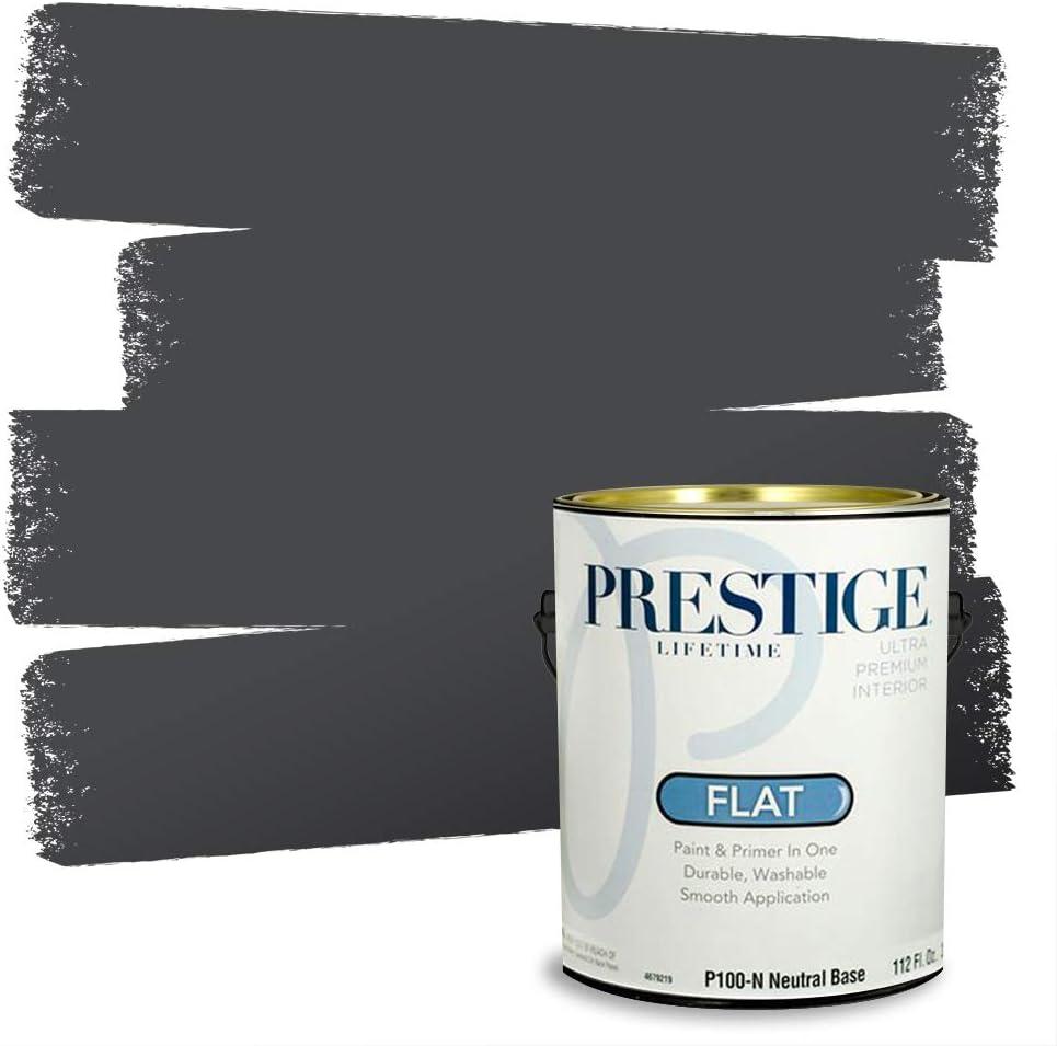 imagePRESTIGE Paints Exterior Paint and Primer In One 1Gallon Satin Comparable Match of Benjamin Moore Little Falls1631BMPCM