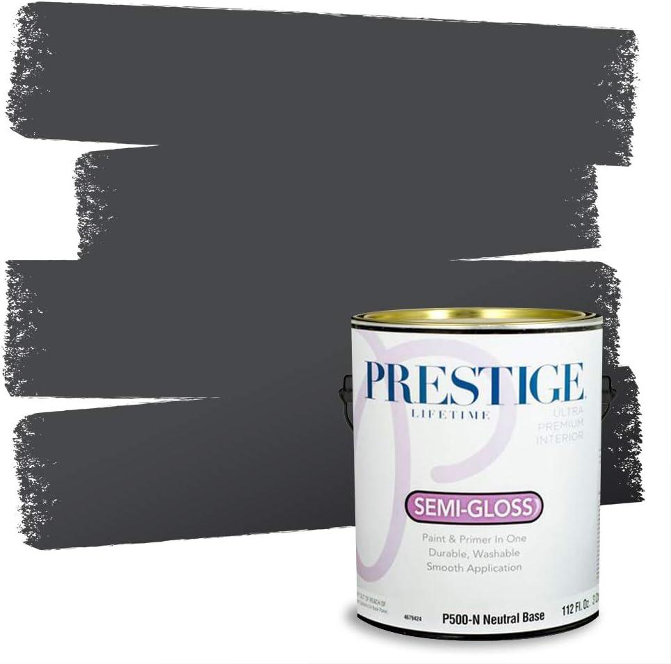 imagePRESTIGE Paints Exterior Paint and Primer In One 1Gallon Satin Comparable Match of Benjamin Moore Little Falls1631BMPCM