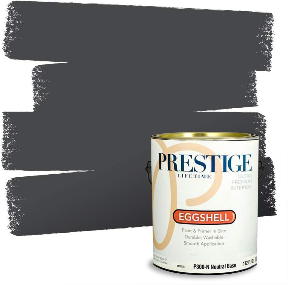imagePRESTIGE Paints Exterior Paint and Primer In One 1Gallon Satin Comparable Match of Benjamin Moore Little Falls1631BMPCM