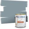 imagePRESTIGE Paints Exterior Paint and Primer In One 1Gallon Satin Comparable Match of Benjamin Moore Little Falls1635BMPCM