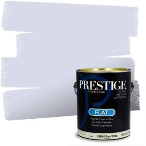 imagePRESTIGE Paints Exterior Paint and Primer In One 1Gallon Satin Comparable Match of Benjamin Moore Little Falls1416BMPCM