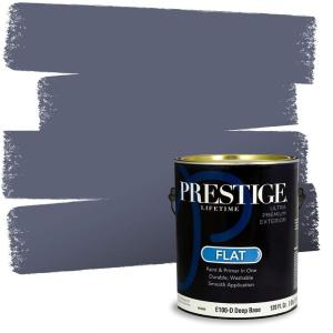 imagePRESTIGE Paints Exterior Paint and Primer In One 1Gallon Satin Comparable Match of Benjamin Moore Little Falls1435BMPCM