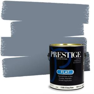imagePRESTIGE Paints Exterior Paint and Primer In One 1Gallon Satin Comparable Match of Benjamin Moore Little Falls1629BMPCM