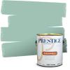 imagePRESTIGE Paints Interior Paint and Primer In One 1Gallon Eggshell Comparable Match of Benjamin Moore Oceanic Teal640BMPCM
