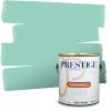 imagePRESTIGE Paints Interior Paint and Primer In One 1Gallon Eggshell Comparable Match of Benjamin Moore Oceanic Teal647BMPCM