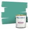 imagePRESTIGE Paints Interior Paint and Primer In One 1Gallon Eggshell Comparable Match of Benjamin Moore Oceanic Teal649BMPCM