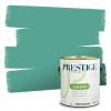 imagePRESTIGE Paints Interior Paint and Primer In One 1Gallon Eggshell Comparable Match of Benjamin Moore Oceanic Teal649BMPCM