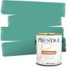 imagePRESTIGE Paints Interior Paint and Primer In One 1Gallon Eggshell Comparable Match of Benjamin Moore Oceanic Teal649BMPCM