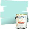 imagePRESTIGE Paints Interior Paint and Primer In One 1Gallon Eggshell Comparable Match of Benjamin Moore Oceanic Teal653BMPCM