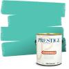 imagePRESTIGE Paints Interior Paint and Primer In One 1Gallon Eggshell Comparable Match of Benjamin Moore Oceanic Teal656BMPCM