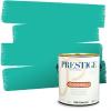 imagePRESTIGE Paints Interior Paint and Primer In One 1Gallon Eggshell Comparable Match of Benjamin Moore Oceanic Teal657BMPCM