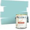 imagePRESTIGE Paints Interior Paint and Primer In One 1Gallon Eggshell Comparable Match of Benjamin Moore Oceanic Teal668BMPCM