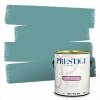 imagePRESTIGE Paints Interior Paint and Primer In One 1Gallon Eggshell Comparable Match of Benjamin Moore Oceanic Teal677BMPCM