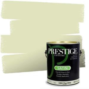 imagePRESTIGE Paints P500P541BM Interior Paint and Primer In One SemiGloss Comparable Match of Benjamin Moore 1 gallon Veranda View526BMPCM