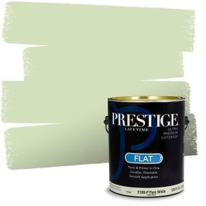 imagePRESTIGE Paints P500P541BM Interior Paint and Primer In One SemiGloss Comparable Match of Benjamin Moore 1 gallon Veranda View535BMPCM
