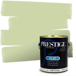 imagePRESTIGE Paints P500P541BM Interior Paint and Primer In One SemiGloss Comparable Match of Benjamin Moore 1 gallon Veranda View536BMPCM