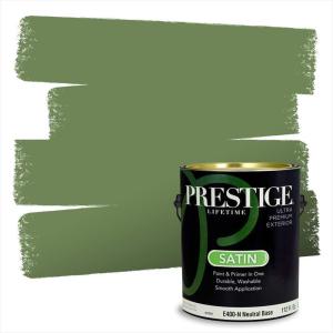 imagePRESTIGE Paints P500P541BM Interior Paint and Primer In One SemiGloss Comparable Match of Benjamin Moore 1 gallon Veranda View546BMPCM