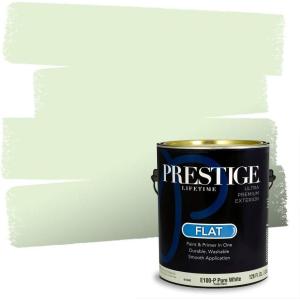 imagePRESTIGE Paints P500P541BM Interior Paint and Primer In One SemiGloss Comparable Match of Benjamin Moore 1 gallon Veranda View547BMPCM