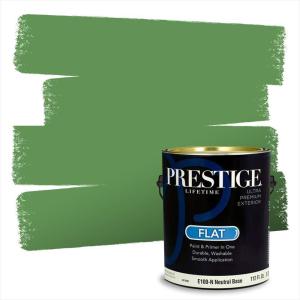 imagePRESTIGE Paints P500P541BM Interior Paint and Primer In One SemiGloss Comparable Match of Benjamin Moore 1 gallon Veranda View553BMPCM