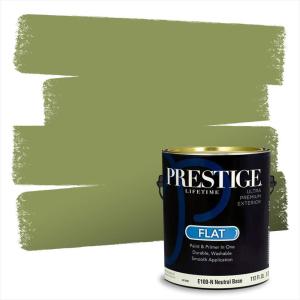 imagePRESTIGE Paints P500P541BM Interior Paint and Primer In One SemiGloss Comparable Match of Benjamin Moore 1 gallon Veranda ViewSycamore Tree